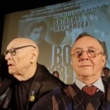 Николай Бурляев вручил Николаю Лебедеву Золотую медаль имени Н.Д. Мордвинова